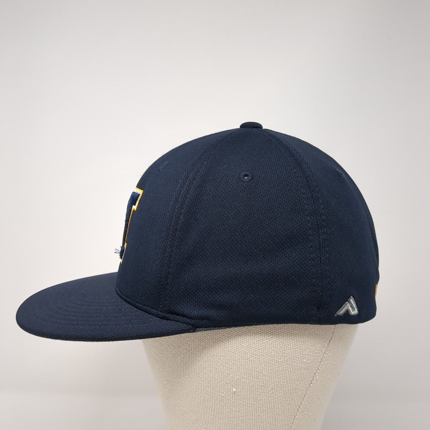 M Warriors Fitted Hat Blue S-M Embroidered Pacific Headwear 3FortyTwo