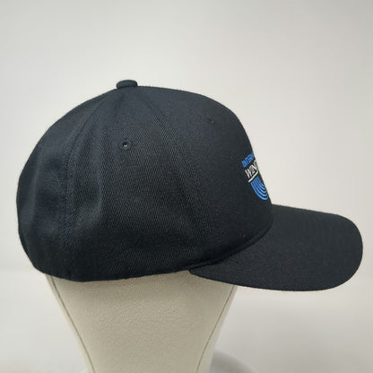 Flexfit Baseball Cap Black XL Intermountain Wind & Solar Logo Hat Embroidered