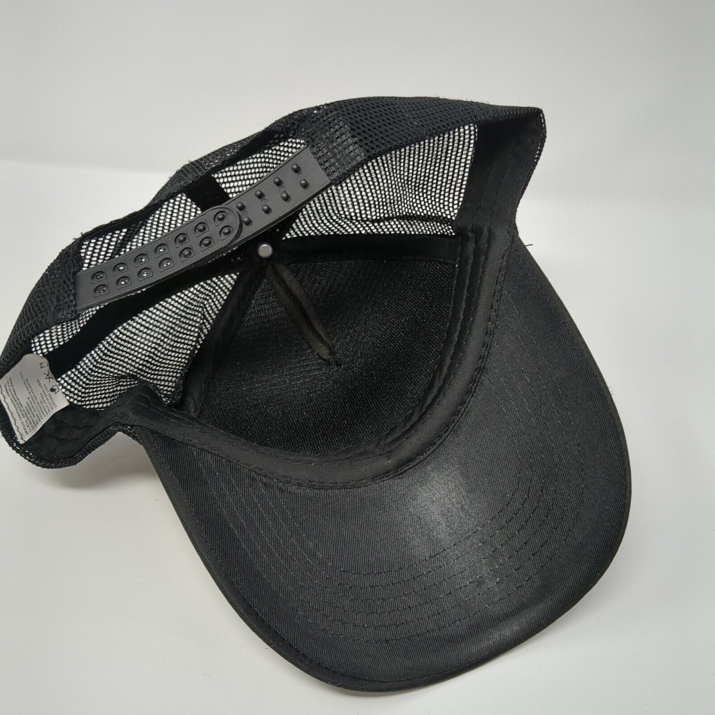 Unbranded Snapback Trucker Hat Black One Size Mesh Back Embroidered