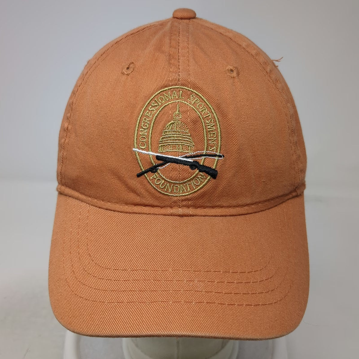Orange One Size Baseball Cap Congressional Sportsmen's Foundation Slideback Hat