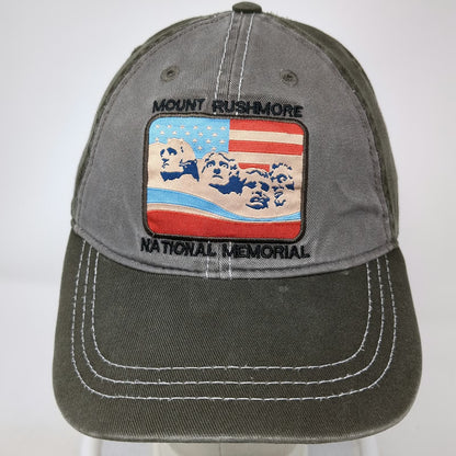 Triangle Baseball Cap Green One Size Mount Rushmore National Memorial Hat Cotton
