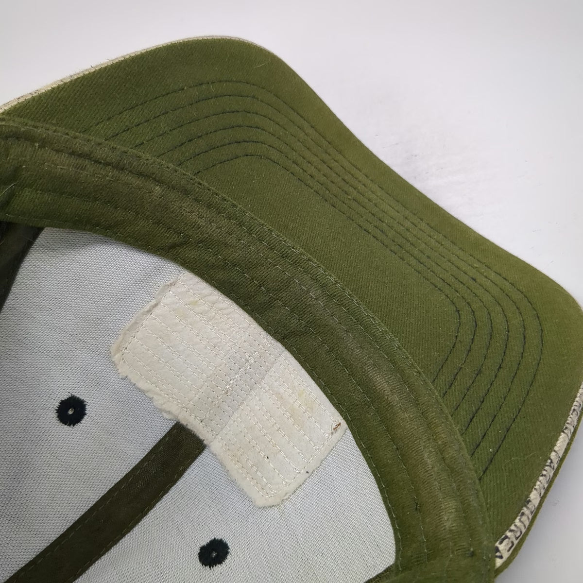 Buck's Bags Baseball Cap Green One Size Farm Bureau Idaho Leather Patch Logo Hat