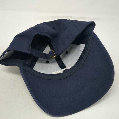 Quake City Caps Siemens Baseball Cap Blue One Size USA Flag Patch Slideback Hat