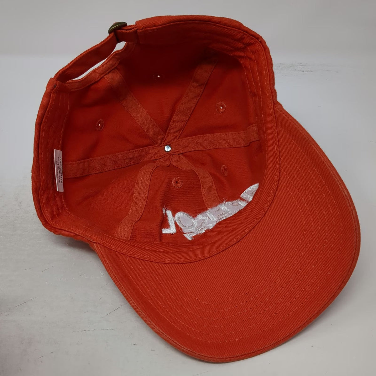 Aperol Spritz Baseball Cap Orange One Size Adjustable Strap Hat Embroidered