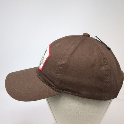 Scheels Snapback Brown One Size Fishing Largemouth Bass Patch Structured Hat