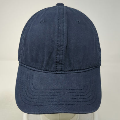 Goodfellow & Co Blue Baseball Cap One Size Leather Strapback Blank Cotton Hat