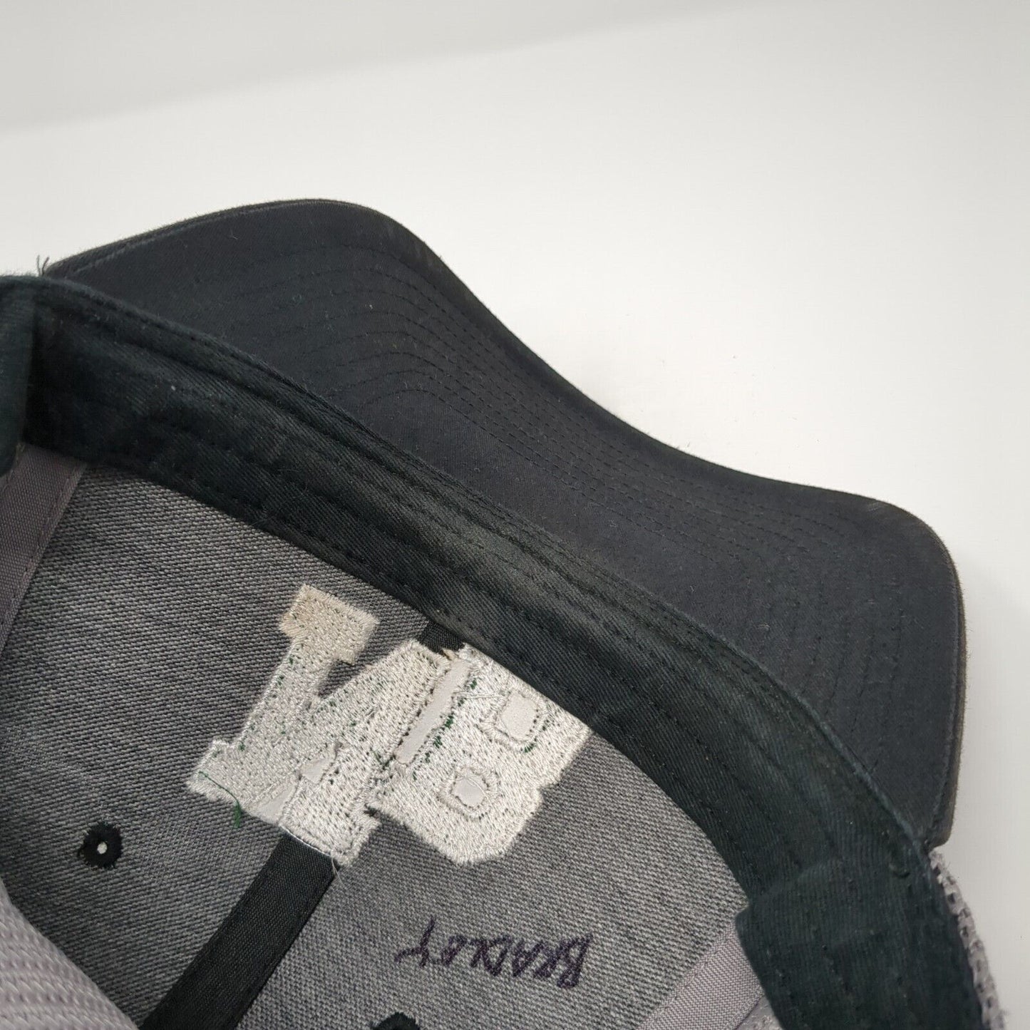 NB Snapback Trucker Hat Black OS Adjustable Embroidered Mesh Back Richardson