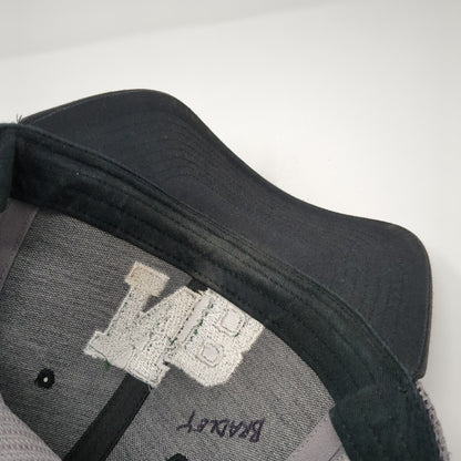 NB Snapback Trucker Hat Black OS Adjustable Embroidered Mesh Back Richardson