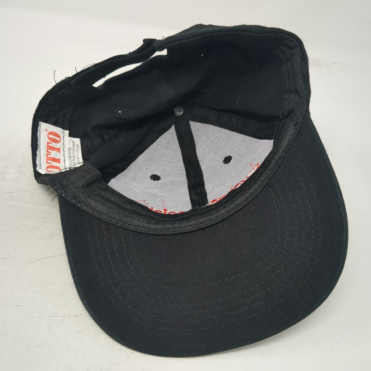OTTO Baseball Cap Black One Size CVS Specialty Heart Logo Embroidered Hat Cotton