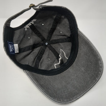 Idaho State Map Slideback Hat Gray One Size Adjustable Embroidered