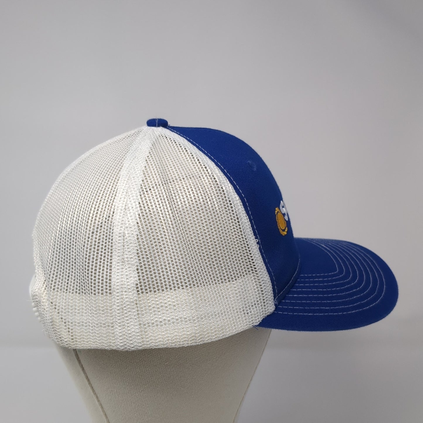 Scoular Snapback Mesh Back Trucker Hat Blue One Size Port Authority