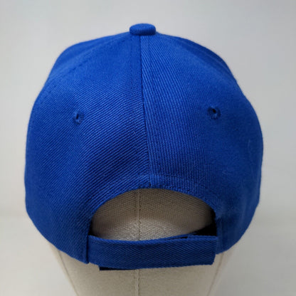 Unbranded Men's Strapback Trucker Hat Blue Adjustable 100% Acrylic