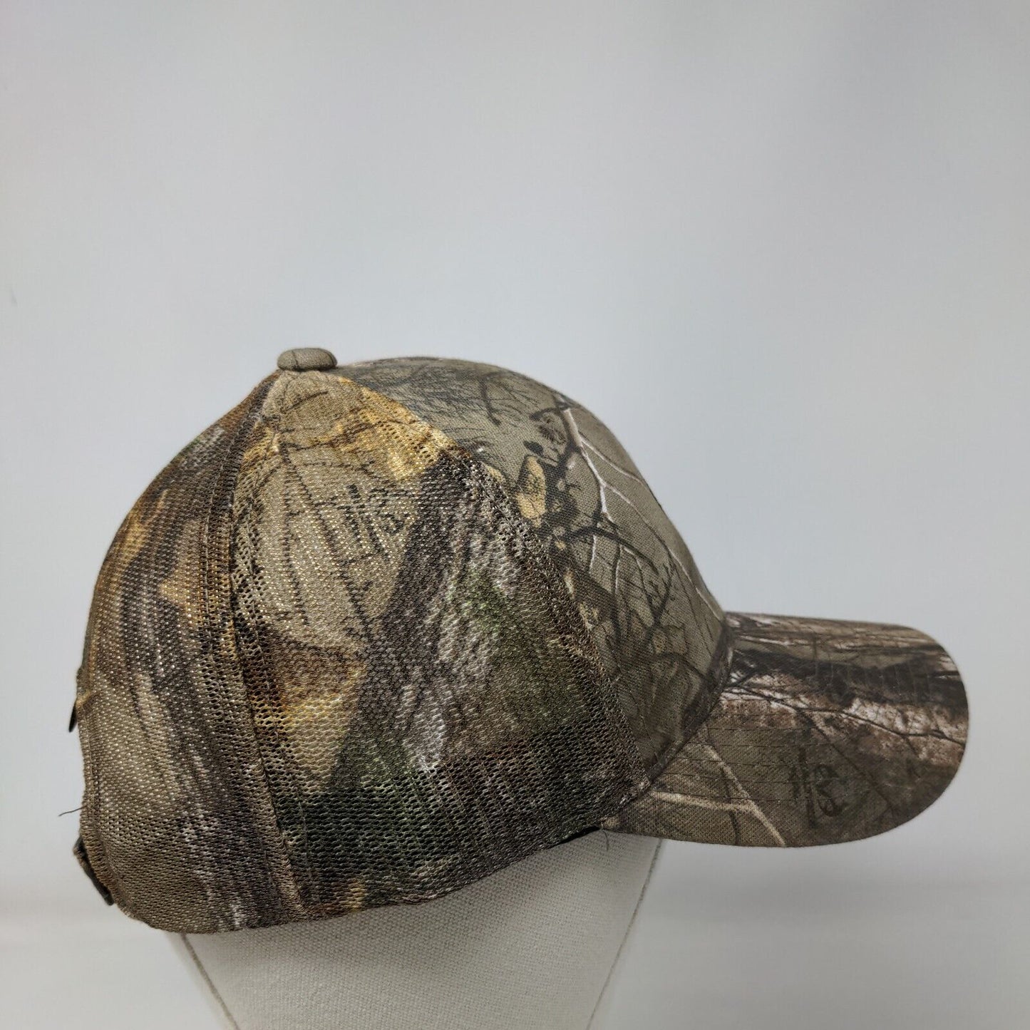 ADM Strapback Hat Camouflage OSFM Adjustable Realtree 6 Panel Outdoor Cap