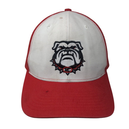 Georgia Bulldogs Snapback Trucker Hat Red OS Adjustable Mesh Back Richardson
