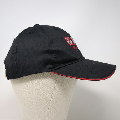 Hawaiian Headwear Kauai Baseball Cap Black One Size Sandwich Brim Adjustable Hat