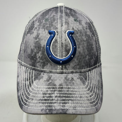 Reebok Indianapolis Colts NFL Gray M Stretch Fit Mottled Contrast Stitching Cap