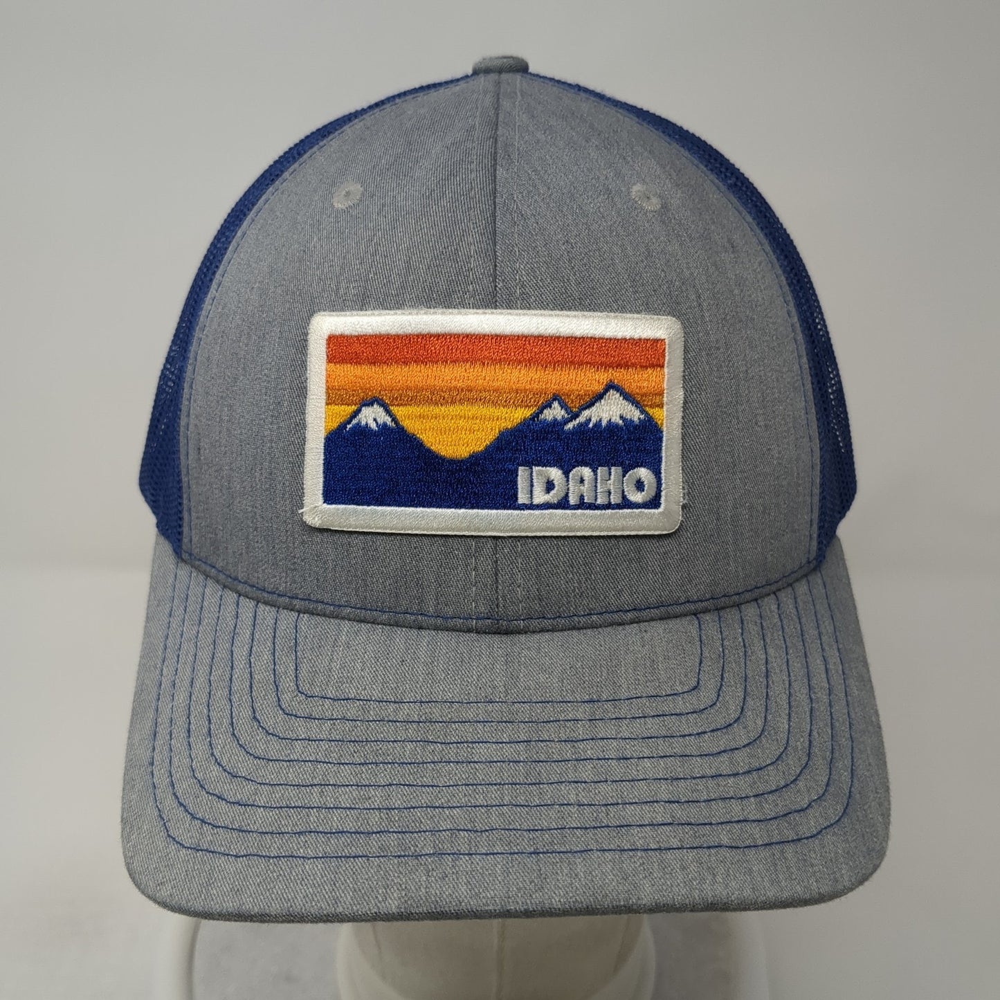 Idaho Snapback Trucker Hat Multicolor One Size Adjustable Mesh Back Richardson