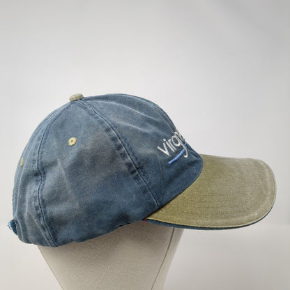 Virginia City Montana Slideback Hat Blue One Size Adjustable Colorblock