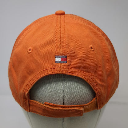 Tommy Hilfiger Orange Baseball Cap OSFM Amp It Up Football Golf Strapback Hat