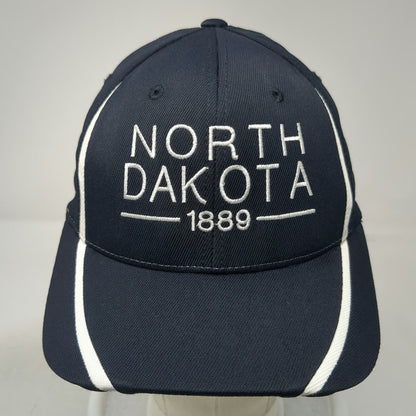 Sport-Tek Baseball Cap Black XL North Dakota 1889 Contrast Piping Flexfit hat