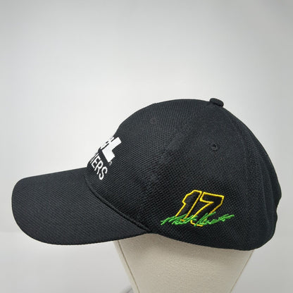 R+L Carriers Racing Slideback Hat Black One Size Adjustable Embroidered Idegy