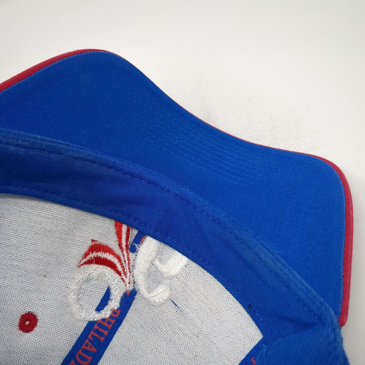 Philadelphia 76ers NBA Zephyr Snapback Hat Blue Red White One Size Cotton Star