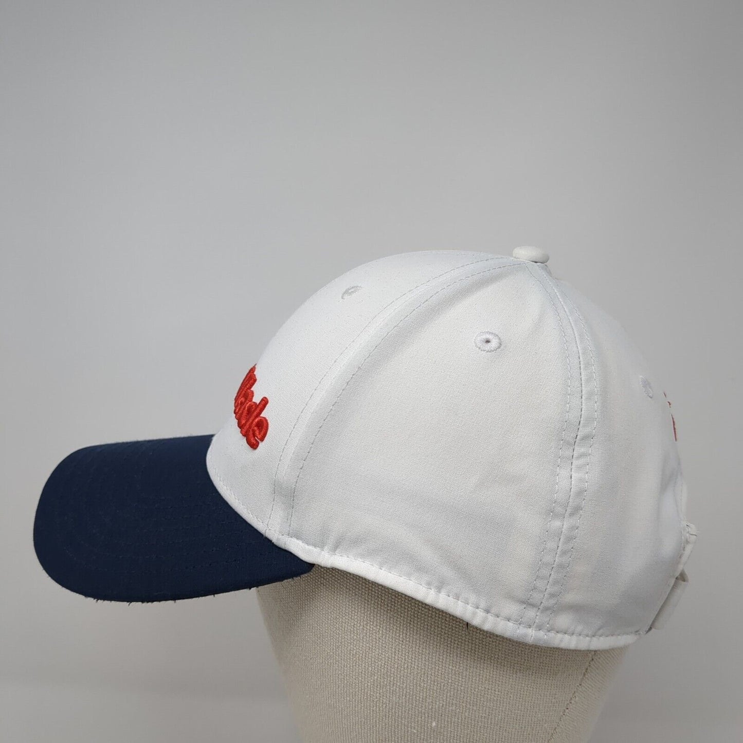 TaylorMade Strapback Hat Multi One Size Embroidered Colorblock 6 Panel