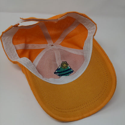 Flag of Uruguay Strapback Hat Orange OSFA Adjustable Embroidered