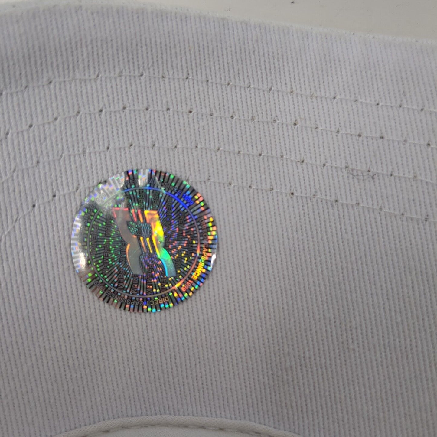 Pawz Slideback Hat White One Size Adjustable Embroidered 6 Panel
