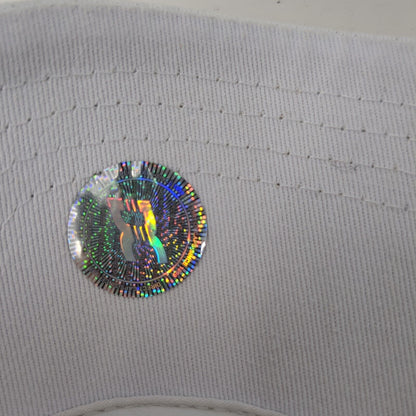 Pawz Slideback Hat White One Size Adjustable Embroidered 6 Panel