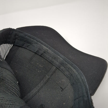 Stronger Men's Conference Snapback Trucker Hat Black One Size Mesh Back