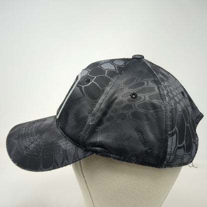Kryptek Baseball Cap Black OSFM Strapback Camo Typhon Spartan Patch Hunting Hat