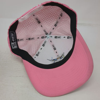 10/10 Hats Trucker Hat Pink One Size Waterproof Fishing Tournament Snapback