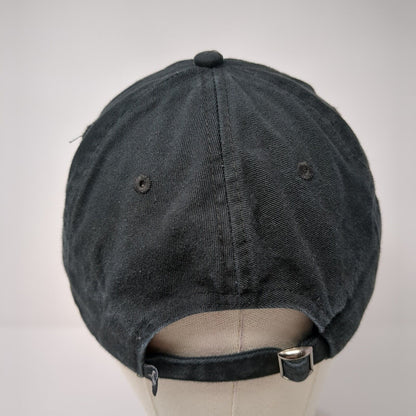 Palm Tree Slideback Hat Black One Size Adjustable Embroidered Jet Set Surf Shop