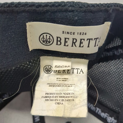 Beretta Baseball Cap Black 56 CM Mesh Back Patch Front WinTheFight Range Hat