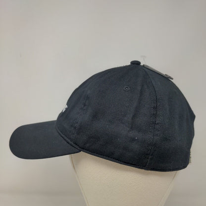 L.L. Bean Men's Terra King Slideback Hat Black OSFA Embroidered Logo Cotton