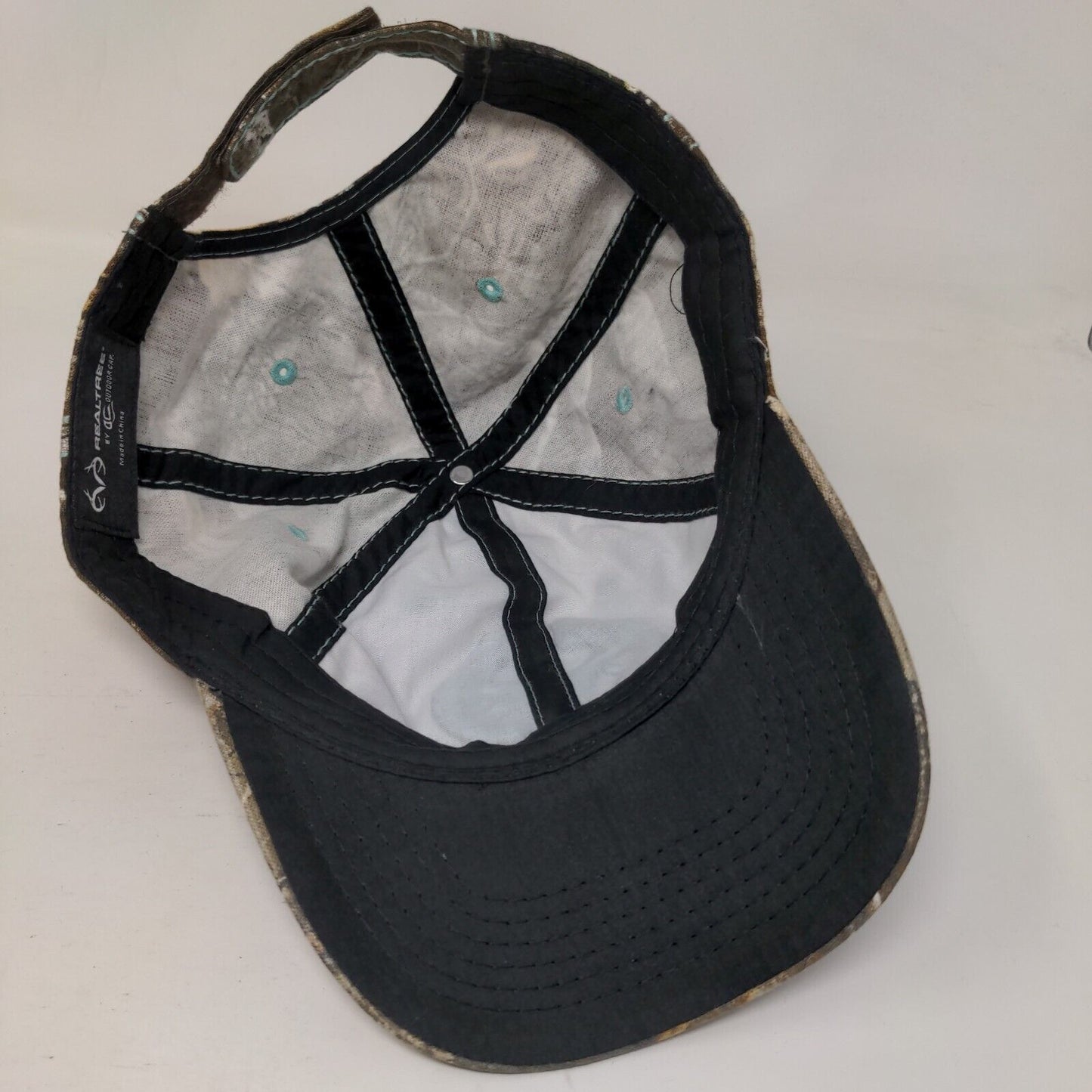 Realtree Strapback Hat Camo One Size Embroidered 6 Panel Outdoor Cap
