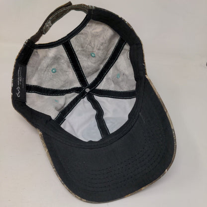 Realtree Strapback Hat Camo One Size Embroidered 6 Panel Outdoor Cap