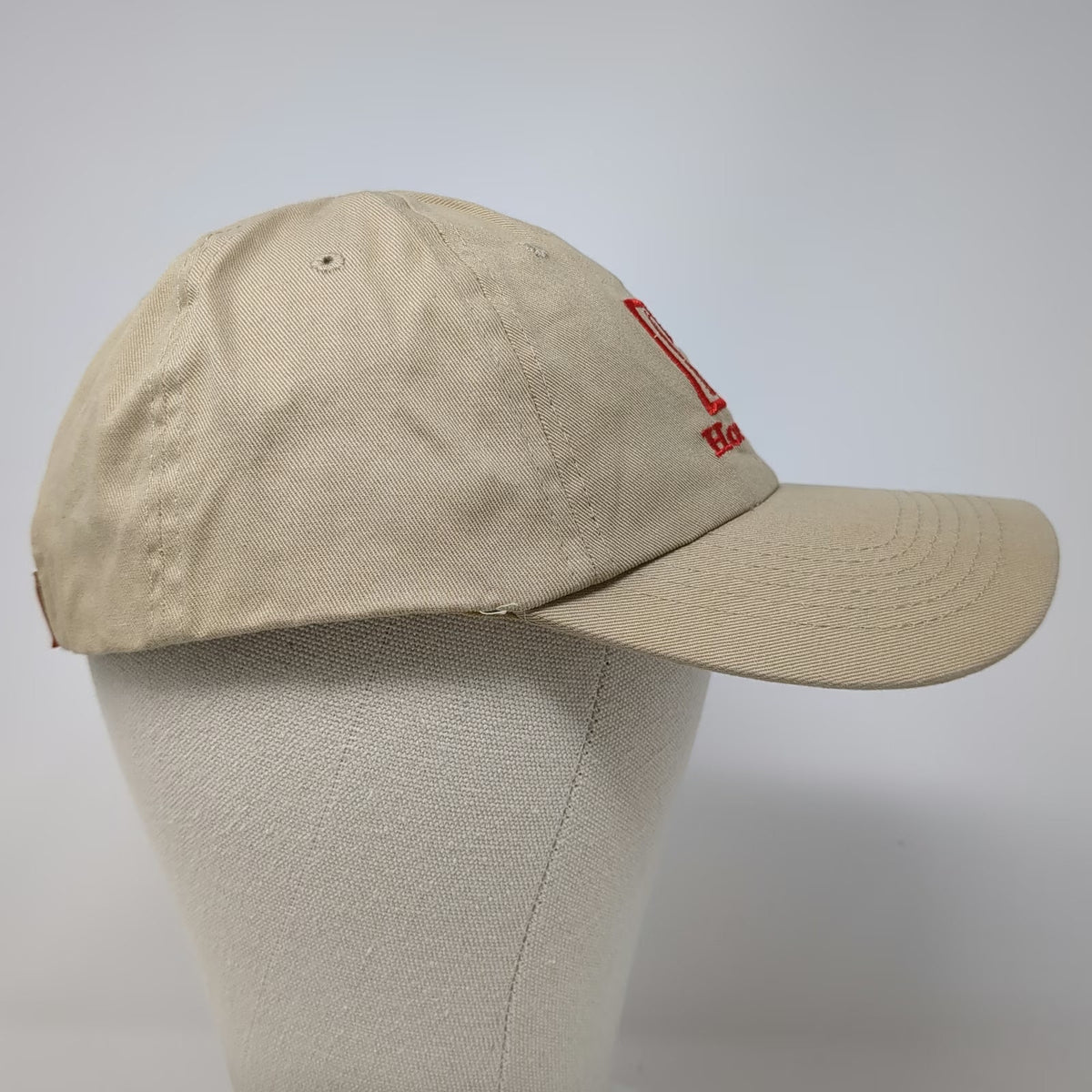 Hornady Baseball Cap Beige One Size Embroidered Logo Slideback Ammo Gun Hat