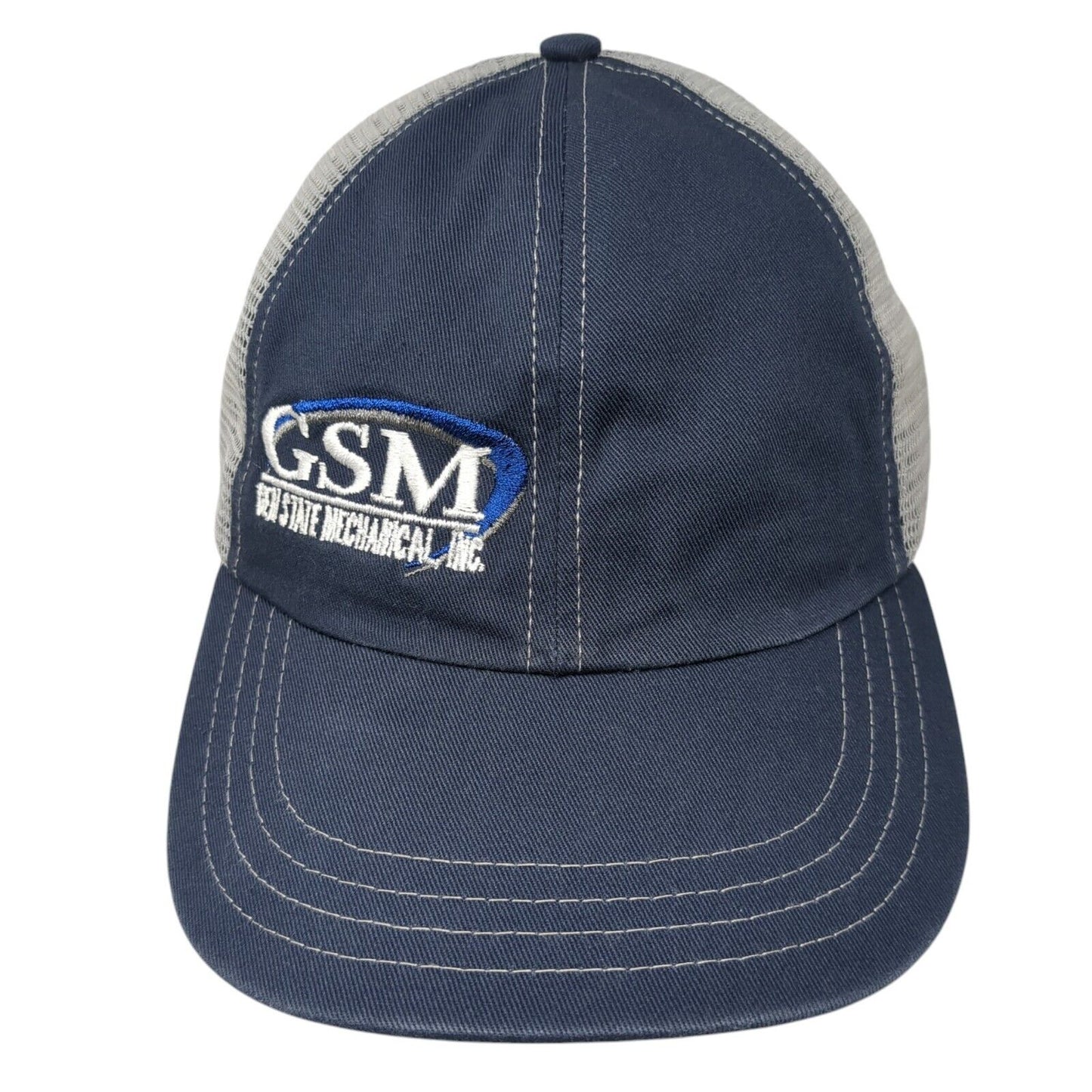 GSM Gem State Mechanical Strapback Trucker Hat Multi OS Adjustable Unionwear
