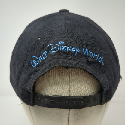 Walt Disney World Snapback Hat Black Vintage 1999 Mickey Mouse Pluto Goofy