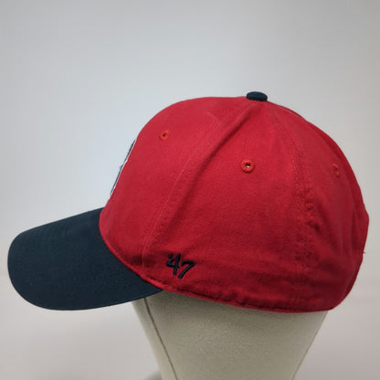 Boston Red Sox MLB '47 Baseball Cap Red Blue One Size jetBlue Logo Strapback Hat