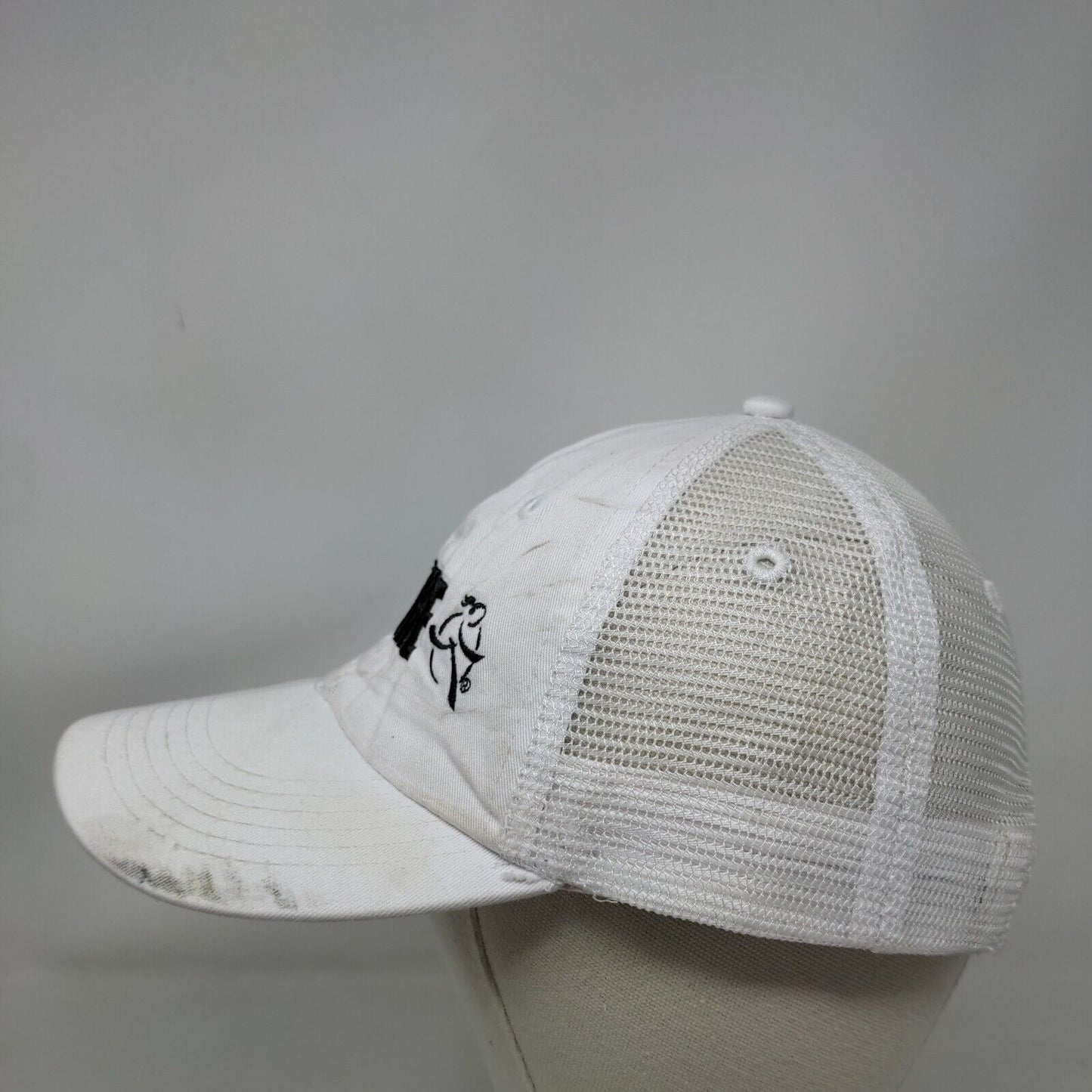 Inspire Snapback Mesh Back Trucker Hat White One Size Embroidered Adams