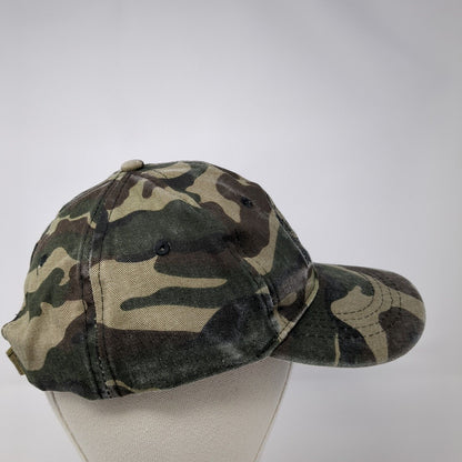 CAL Ranch Stores Strapback Hat Camo One Size Adjustable Embroidered