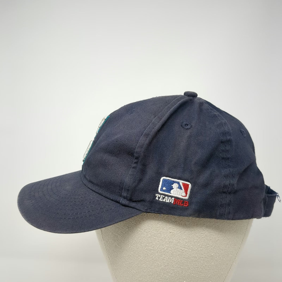 Seattle Mariners MLB OC Sports Baseball Cap Blue One Size Strapback Logo Hat
