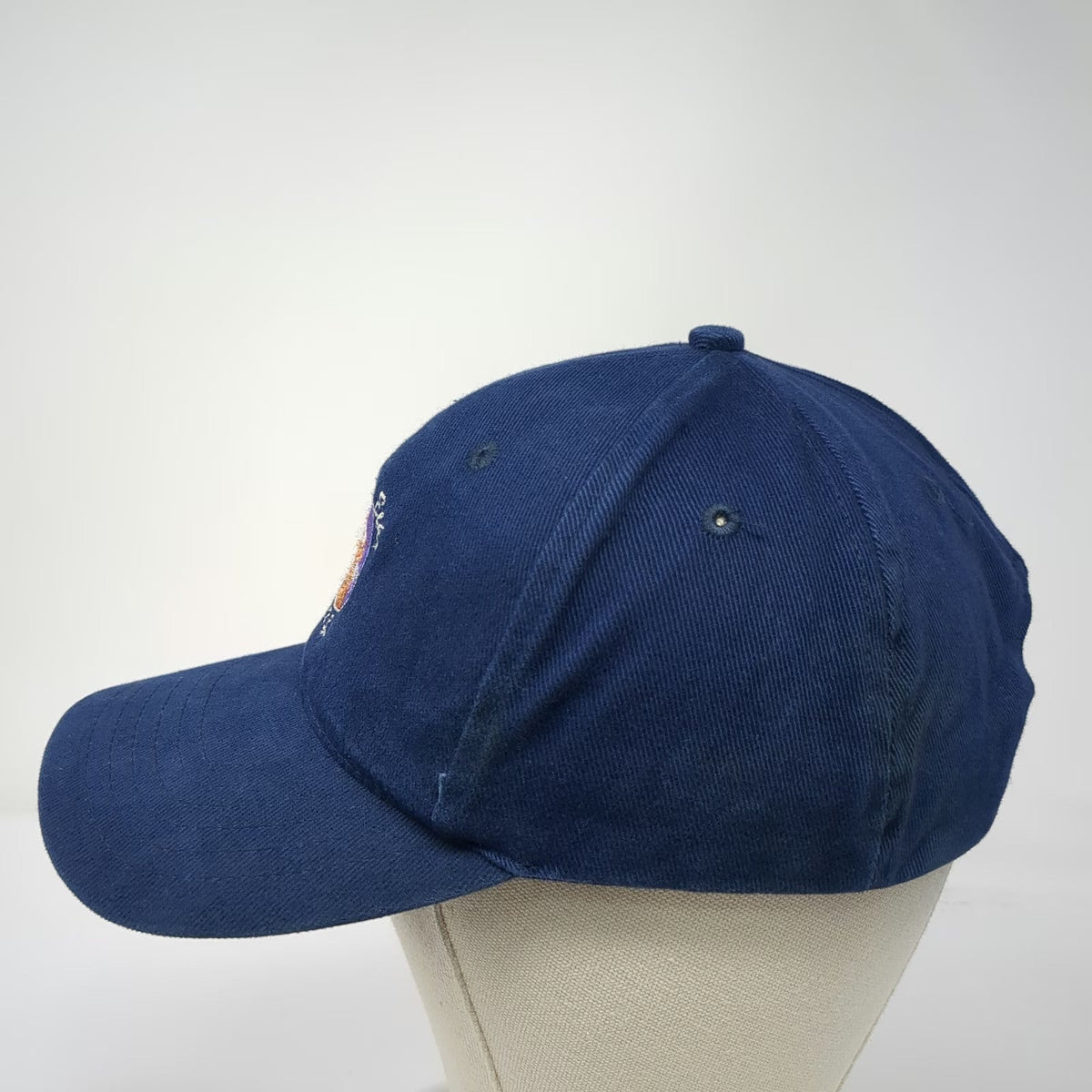 Cotton Deluxe Blue Baseball Cap OSFM Carteret Elks Lodge 2235 BPOE Slideback Hat