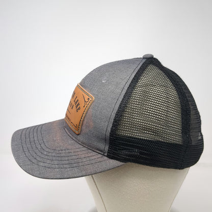 Voodoo Headwear Gray Trucker Hat OSFM Wallowa Lake Oregon Eagle Cap Mesh Back