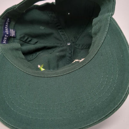 Port & Company Baseball Cap Green One Size Snowbird Ski Resort Strapback Hat