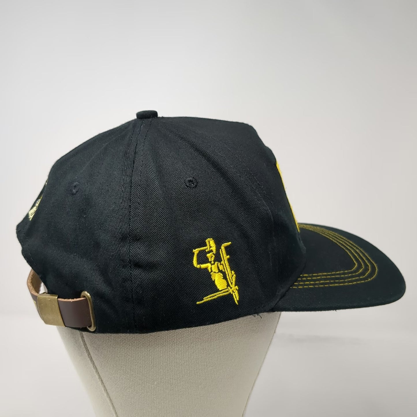 FRGD Forged Irish Stout 5 Panel Black OS Hat Strapback Dublin Ireland