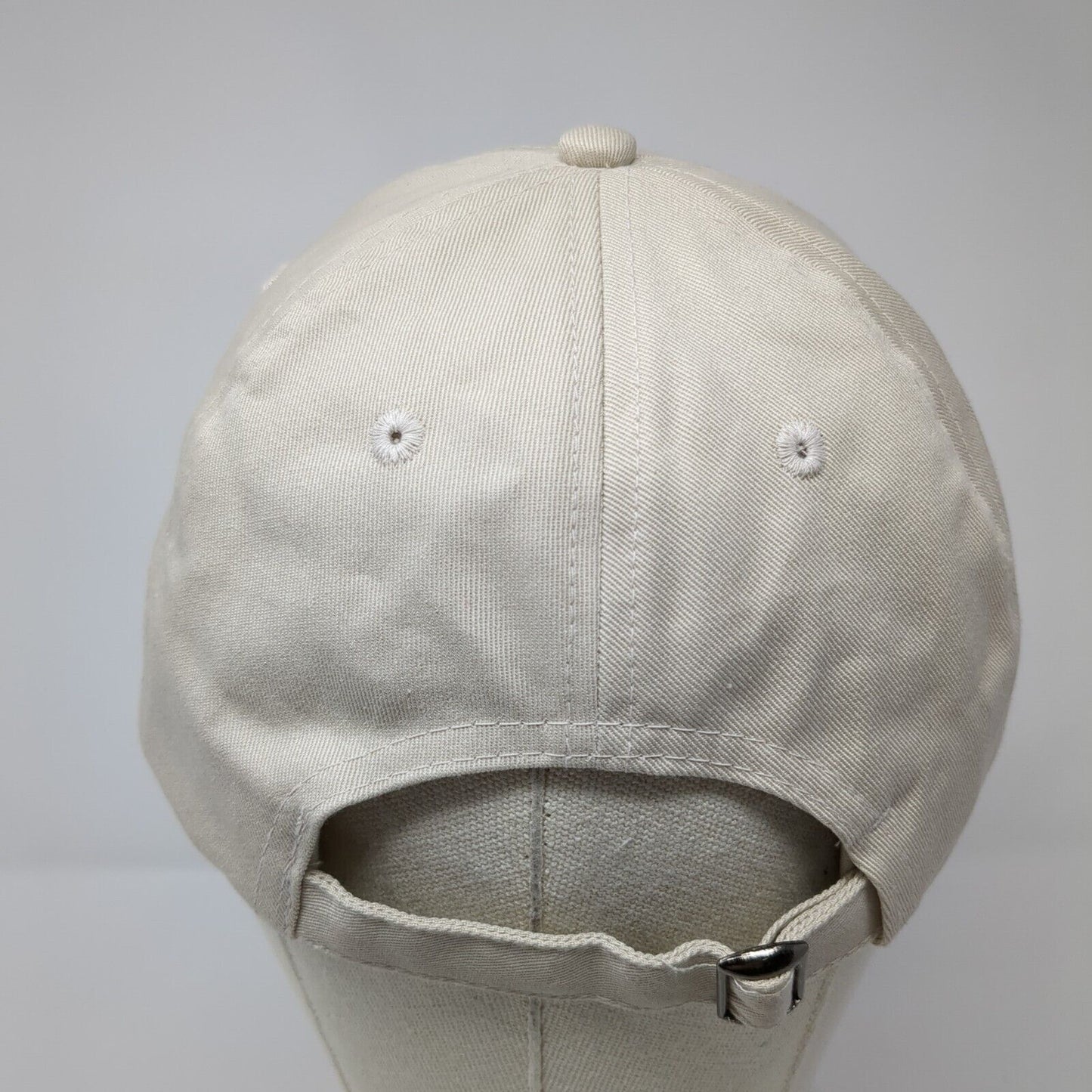 NASA Slideback Hat Tan One Size Adjustable Embroidered Prairie Mountain Cotton
